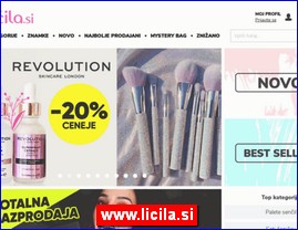 Kozmetika, kozmeti�ki proizvodi, www.licila.si