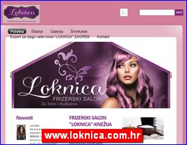 Frizeri, saloni lepote, kozmeti�ki saloni, www.loknica.com.hr