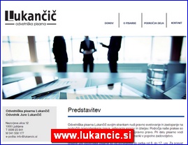 Odvetni�ka pisarna Lukan�i�, odvetnik Jure Lukan�i�, Ljubljana, www.lukancic.si