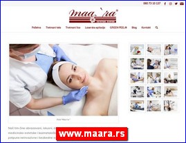 Frizeri, saloni lepote, kozmeti�ki saloni, www.maara.rs