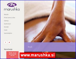 Frizeri, saloni lepote, kozmeti�ki saloni, www.marushka.si