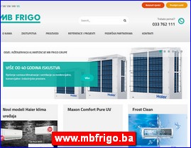 Klima ure�aji, www.mbfrigo.ba