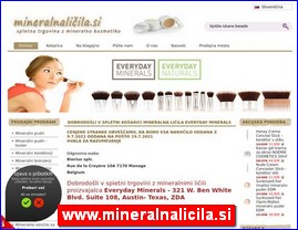 Kozmetika, kozmeti�ki proizvodi, www.mineralnalicila.si