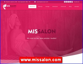 Frizeri, saloni lepote, kozmeti�ki saloni, www.missalon.com