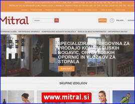 Medicinski aparati, ure�aji, pomagala, medicinski materijal, oprema, www.mitral.si