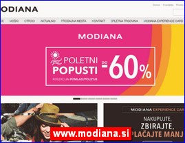 Ode�a, www.modiana.si