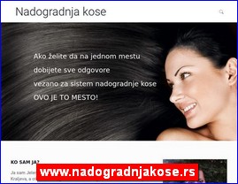 Frizeri, saloni lepote, kozmeti�ki saloni, www.nadogradnjakose.rs