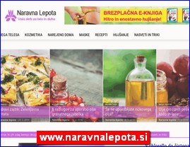 Kozmetika, kozmeti�ki proizvodi, www.naravnalepota.si