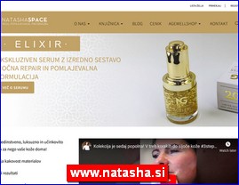 Frizeri, saloni lepote, kozmeti�ki saloni, www.natasha.si