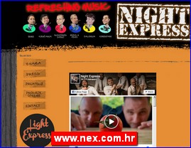 Muzi�ari, bendovi, folk, pop, rok, www.nex.com.hr
