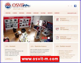 Kancelarijska oprema, materijal, �kolska oprema, www.osvit-m.com