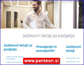 �kole stranih jezika, www.panteon.si