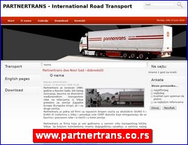 Transport, �pedicija, skladi�tenje, Srbija, www.partnertrans.co.rs
