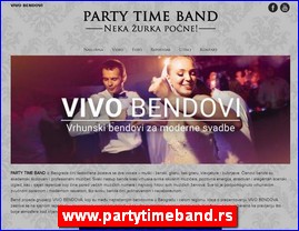 Muzi�ari, bendovi, folk, pop, rok, www.partytimeband.rs