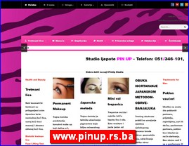 Frizeri, saloni lepote, kozmeti�ki saloni, www.pinup.rs.ba