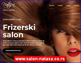 Frizeri, saloni lepote, kozmeti�ki saloni, www.salon-natasa.co.rs