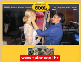 Frizeri, saloni lepote, kozmeti�ki saloni, www.saloncool.hr