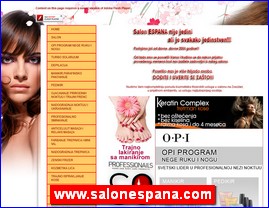 Frizeri, saloni lepote, kozmeti�ki saloni, www.salonespana.com