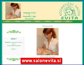 Frizeri, saloni lepote, kozmeti�ki saloni, www.salonevita.si