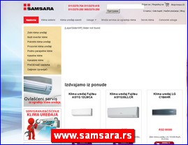 Klima ure�aji, www.samsara.rs