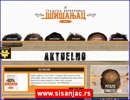 Frizeri, saloni lepote, kozmeti�ki saloni, www.sisanjac.rs