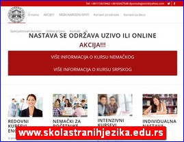 �kole stranih jezika, www.skolastranihjezika.edu.rs