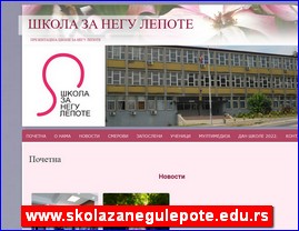 Frizeri, saloni lepote, kozmeti�ki saloni, www.skolazanegulepote.edu.rs