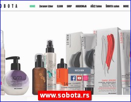 Frizeri, saloni lepote, kozmeti�ki saloni, www.sobota.rs