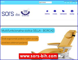 Medicinski aparati, ure�aji, pomagala, medicinski materijal, oprema, www.sors-bih.com