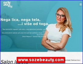 Frizeri, saloni lepote, kozmeti�ki saloni, www.sozebeauty.com