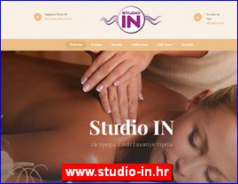 Frizeri, saloni lepote, kozmeti�ki saloni, www.studio-in.hr