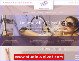 Frizeri, saloni lepote, kozmeti�ki saloni, www.studio-velvet.com