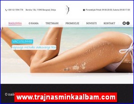 Frizeri, saloni lepote, kozmeti�ki saloni, www.trajnasminkaalbam.com